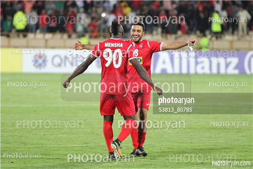 پرسپولیس 2 - الجزیره امارات 1  (97/02/24)-سیامک نعمتی,گادوین منشاGodwin Mensha,