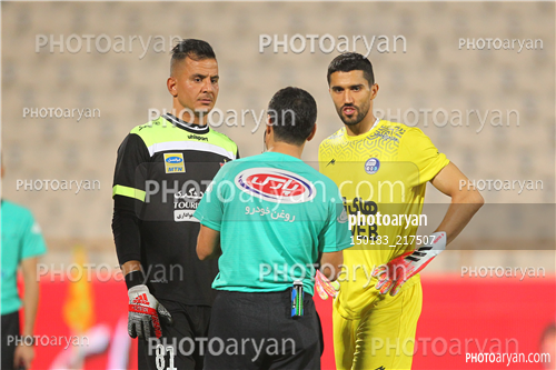 پرسپولیس  0 (3)-استقلال 0 (4)(1400/04/24)-سید حسین حسینی,حامد لک,علیرضا فغانی,