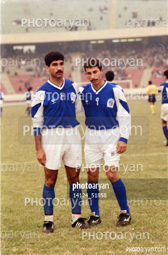بازیکنان دهه های مختلف فوتبال ایران 1-ابراهیم تهامی,صبیح ساران,