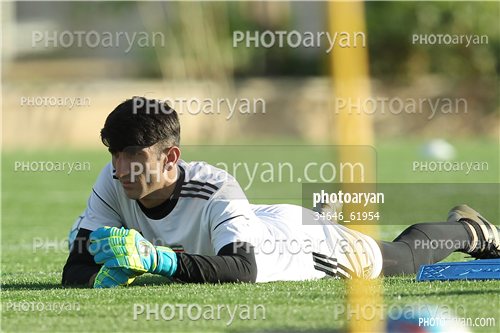 تمرین تیم ملی ایران (1396/07/10)-علیرضا بیرانوند,