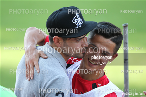 تمرین پرسپولیس  در ورزشگاه شهید کاظمی96/04/07-حمید طاهرخانی,کمال کامیابی نیا,