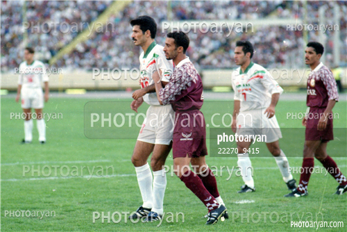 بازیکنان دهه های مختلف فوتبال ایران 8-علی دایی  Ali Daei,علیرضا منصوریان,