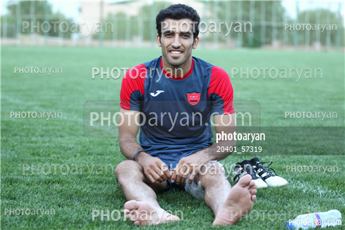 تمرین پرسپولیس در ورزشگاه خیریه عمل 96/02/23-وحید امیری,