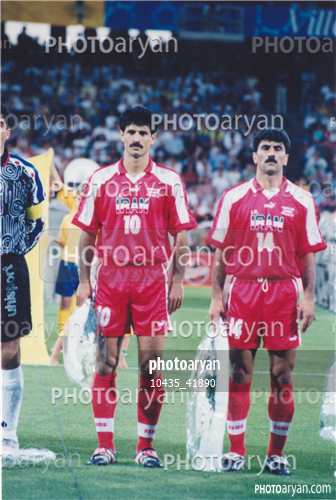 تیم ملی ایران/جام جهانی 1998 فرانسه-علی دایی  Ali Daei,نادر محمدخانی,