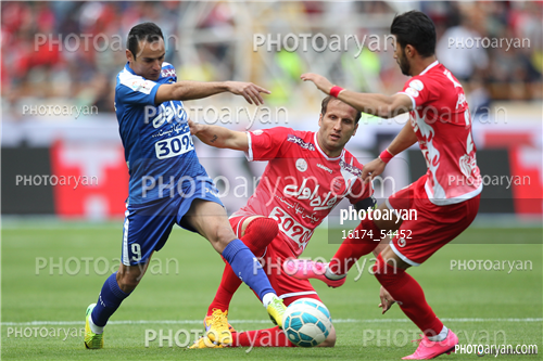 پرسپولیس 4-استقلال 2 -1395/01/27-رامین رضائیان,محسن بنگر,آرش برهانی,