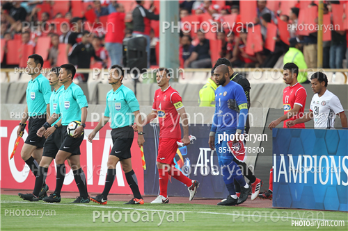 پرسپولیس 2 - الجزیره امارات 1 (97/02/24)-علیرضا بیرانوند,حسین ماهینی,سید جلال حسینی,ورود تیم ها,داوران و کاپیتانها,