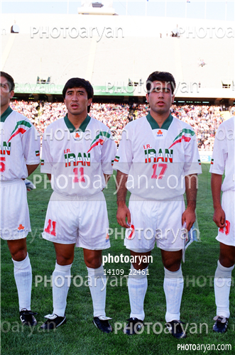 بازیکنان دهه های مختلف فوتبال ایران 1-خداداد عزیزی  Khodadad Azizi,مهدی مهدوی کیا,