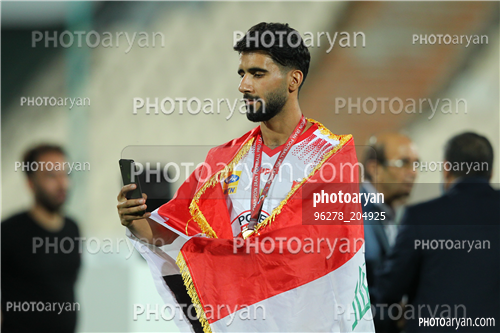 مراسم اهدای جام قهرمانی لیگ برتر (99/05/17) -بشار رسن,