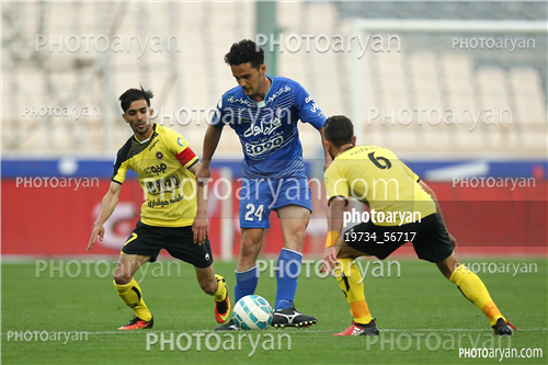 استقلال 2-سپاهان اصفهان 1-96/02/14-امید نورافکن,ميلاد سرلک چيوا,حسین پاپی,