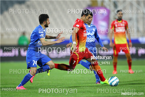 استقلال 1-فولاد خوزستان 0-96/01/12-مجتبی حق دوست,بختیار رحمانی,