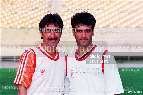 بازیکنان دهه های مختلف فوتبال ایران 2-ناصر محمدخانی,مرتضی کرمانی مقدم,