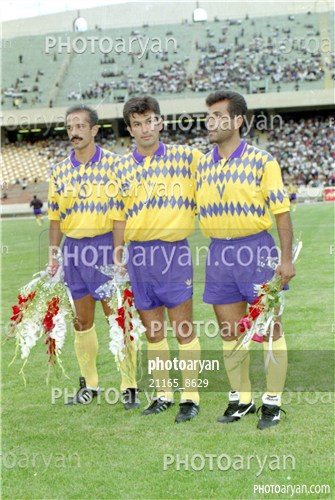 بازیکنان دهه های مختلف فوتبال ایران 4-محمد خاکپور,حمید استیلی,حمیدروزبهانی,