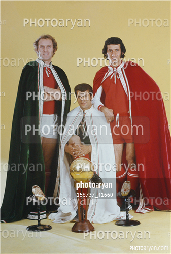 ستارگان فوتبال ایران   دهه 50-علی پروین  Ali Parvin,حسین کلانی,صفر ایرانپاک,