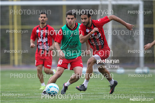 تمرین پرسپولیس در ورزشگاه درفشی فر 95/02/13-