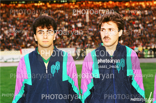 بازیکنان دهه های مختلف فوتبال ایران 2-جواد زرینچه,کوروش تشت زر,