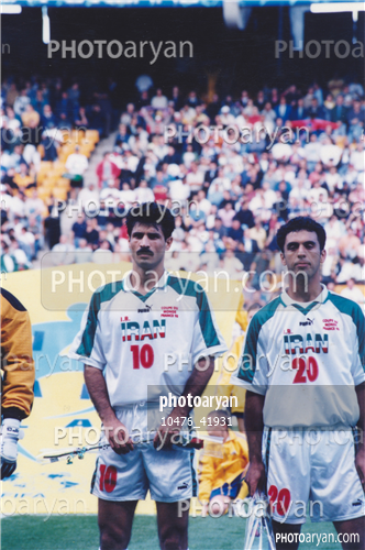 تیم ملی ایران/جام جهانی 1998 فرانسه-مهدی پاشازاده,علی دایی  Ali Daei,