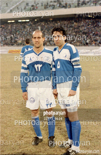 بازیکنان دهه های مختلف فوتبال ایران 8-شاهین بیانی,محمود صالح آبادی,