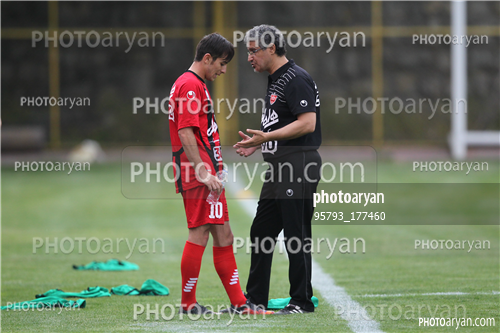 تمرین پرسپولیس در ورزشگاه درفشی فر 95/02/13-فرشاد احمدزاده,مصطفی قنبرپور,