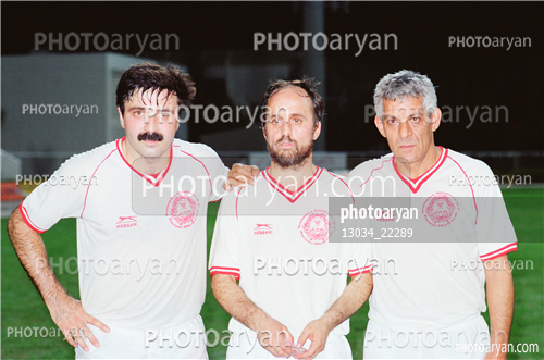 بازیکنان دهه های مختلف فوتبال ایران 1-محمد زادمهر,محمود خوردبین,حمید شیرزادگان,