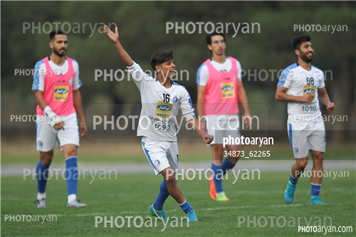 تمرین استقلال تهران (96/07/15)-علی قربانی,فرشید اسماعیلی,مهدی قایدی,عبدالعظیم گوگ,