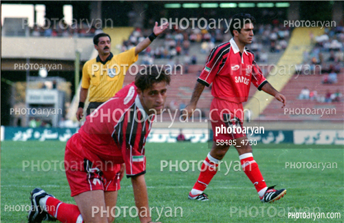 بازیکنان دهه های مختلف فوتبال ایران 15-علی رضا امامی فر,علی کریمی Ali Karimi,