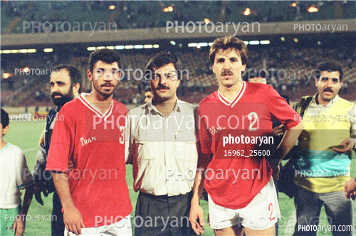 بازیکنان دهه های مختلف فوتبال ایران 1-مجتبی محرمی,جواد زرینچه,