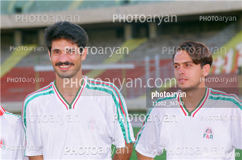 بازیکنان دهه های مختلف فوتبال ایران 1-رضا شاهرودی,علی دایی  Ali Daei,