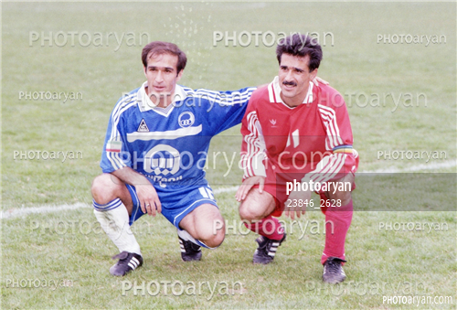 بازیکنان دهه های مختلف فوتبال ایران 10-سیروس دین محمدی,غلامحسین دین محمدی,