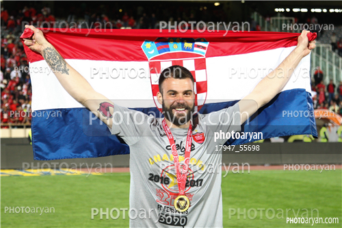 جشن قهرمانی تیم فوتبال پرسپولیس 96/01/30-بوژیدار رادوشویچ,