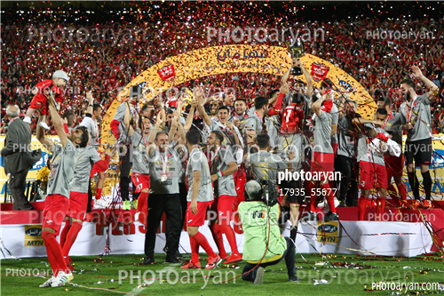 جشن قهرمانی تیم فوتبال پرسپولیس 96/01/30-رضا کرملا چعب,علی علیپور,احسان علوان زاده,