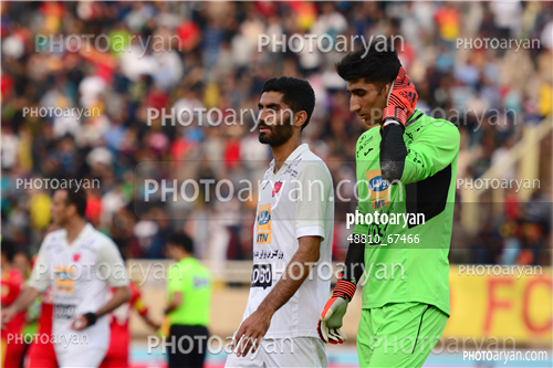 فولاد خوزستان 1-پرسپولیس 1  (96/10/03)-محمد انصاری,علیرضا بیرانوند,