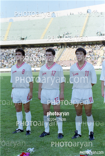 بازیکنان دهه های مختلف فوتبال ایران 12-خداداد عزیزی  Khodadad Azizi,میرشاد ماجدی,شهرام براتپوری,