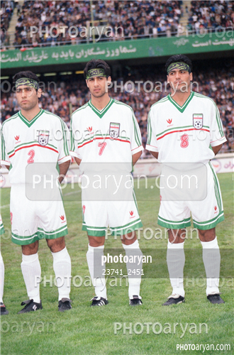 بازیکنان دهه های مختلف فوتبال ایران 10-مهدی مهدوی کیا,فرهاد مجیدی,ستار همدانی,