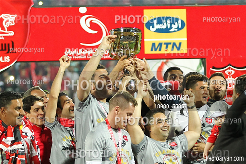 جشن قهرمانی تیم فوتبال پرسپولیس 96/01/30-احسان علوان زاده,