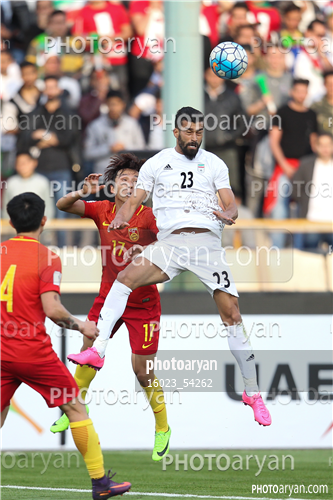 ایران 1-چین 0  - 1396/01/08-رامین رضائیان,yin hongbo,