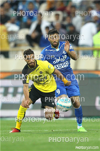 استقلال 2-سپاهان اصفهان 1-96/02/14-کاوه رضایی,ميلاد سرلک چيوا,