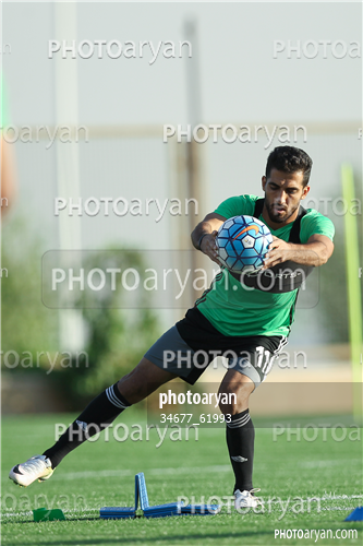 تمرین تیم ملی ایران (1396/07/10)-وحید امیری,