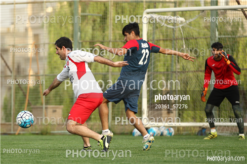 تمرین پرسپولیس در ورزشگاه خیریه عمل 96/02/23-کریم باقری,محمد امین آرام طبع,