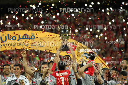 جشن قهرمانی تیم فوتبال پرسپولیس 96/01/30-حسین ماهینی,