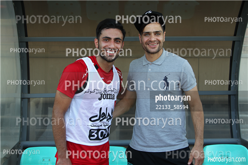 تمرین پرسپولیس  در ورزشگاه شهید کاظمی96/04/07-صادق محرمی,کمال کامیابی نیا,