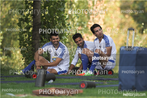 تمرین استقلال تهران (96/07/15)-لئوناردو پادوانی,عبدالعظیم گوگ,آرمین سهرابیان,