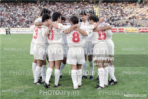 بازیکنان دهه های مختلف فوتبال ایران 15-حمید استیلی,علی دایی  Ali Daei,کریم باقری,امیر قلعه نویی,محسن گروسی,
