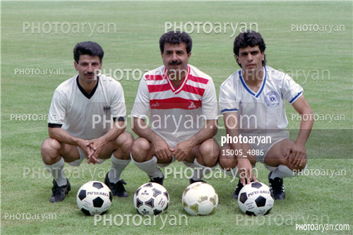 کاپیتانهای تیم های  تهرانی 1370-کاظم سید علی خانی,محمدرضا شکورزاده,