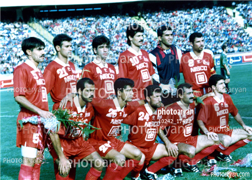 عکس های تیم پرسپولیس دهه 70-احمدرضا عابدزاده Ahmad Reza Abedzadeh,افشین پیروانی,مجتبی محرمی,مهرداد میناوند,بهروز رهبری فر,علی دایی  Ali Daei,سید علی افتخاری,کریم باقری,نعیم سعداوی,رضا ترابیان,داوود محبوب,