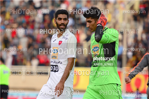 فولاد خوزستان 1-پرسپولیس 1  (96/10/03)-محمد انصاری,علیرضا بیرانوند,