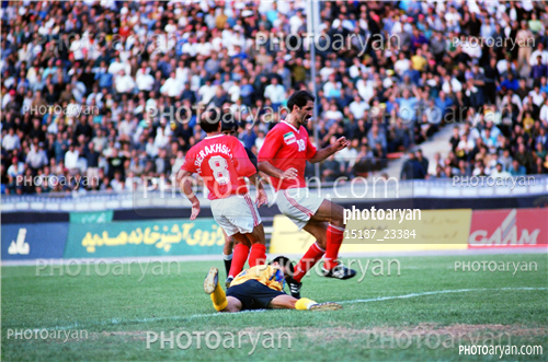 بازیکنان دهه های مختلف فوتبال ایران 2-حمید درخشان,مهدی فنونی زاده,