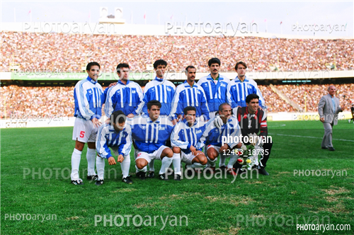 عکسهای تیمی تیم ملی دهه 70-احمدرضا عابدزاده Ahmad Reza Abedzadeh,رضا شاهرودی,افشین پیروانی,مهدی پاشازاده,خداداد عزیزی  Khodadad Azizi,مهدی مهدوی کیا,محمد خاکپور,حمید استیلی,علی دایی  Ali Daei,علیرضا منصوریان,نعیم سعداوی,
