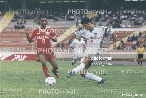 بازیکنان دهه های مختلف فوتبال ایران 40-علی دایی  Ali Daei,