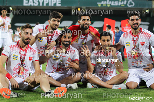 مراسم اهدای جام قهرمانی لیگ برتر (99/05/17) -شجاع خلیل زاده,بشار رسن,حسین کنعانی زادگان,مهدی عبدی,