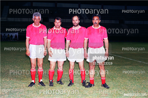 بازیکنان دهه های مختلف فوتبال ایران 2-علی پروین  Ali Parvin,محمود خوردبین,حمید شیرزادگان,محراب شاهرخی,
